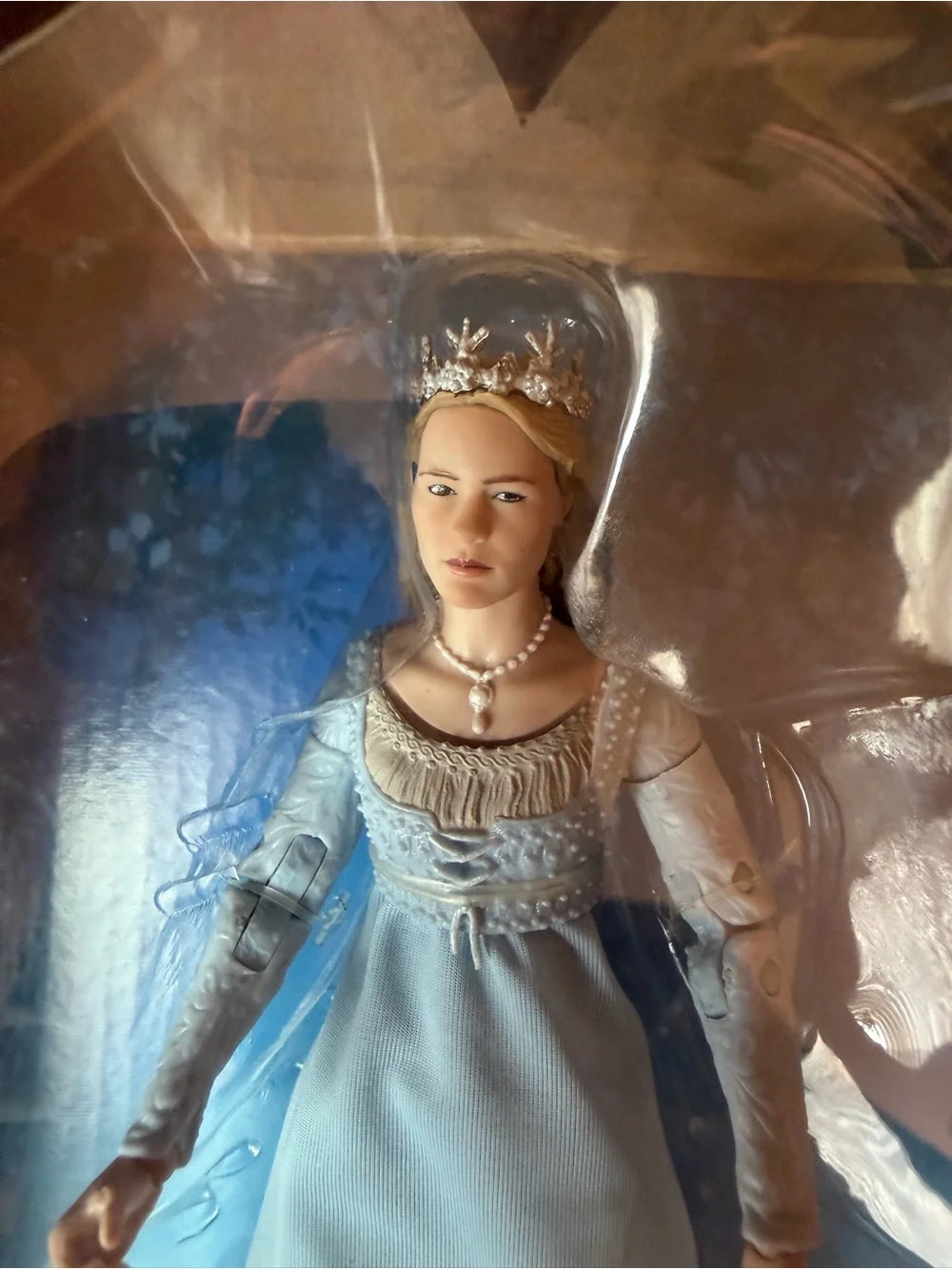 Princess Buttercup Collectible Figure in Light Blue Wedding Dress
